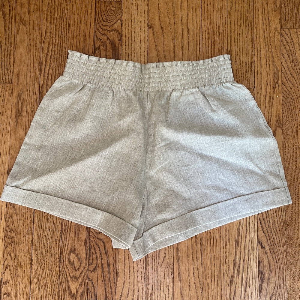 Reformation Nashville Linen Shorts